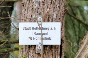 Schild im Dettinger Wald