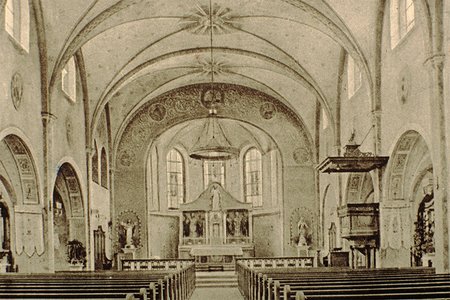 Kircheninneres nach 1912